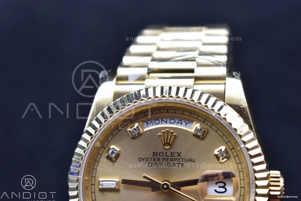 Version YG President 36 On 686 Best BPF V DayDate Unisex Bracelet A2836 0510